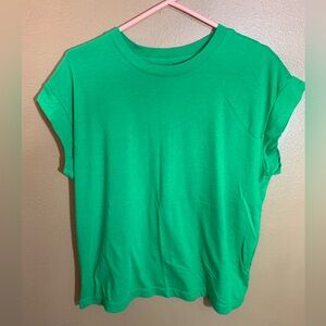 A New Day Kelly Green Classic Short Sleeve Crewneck Tee - L